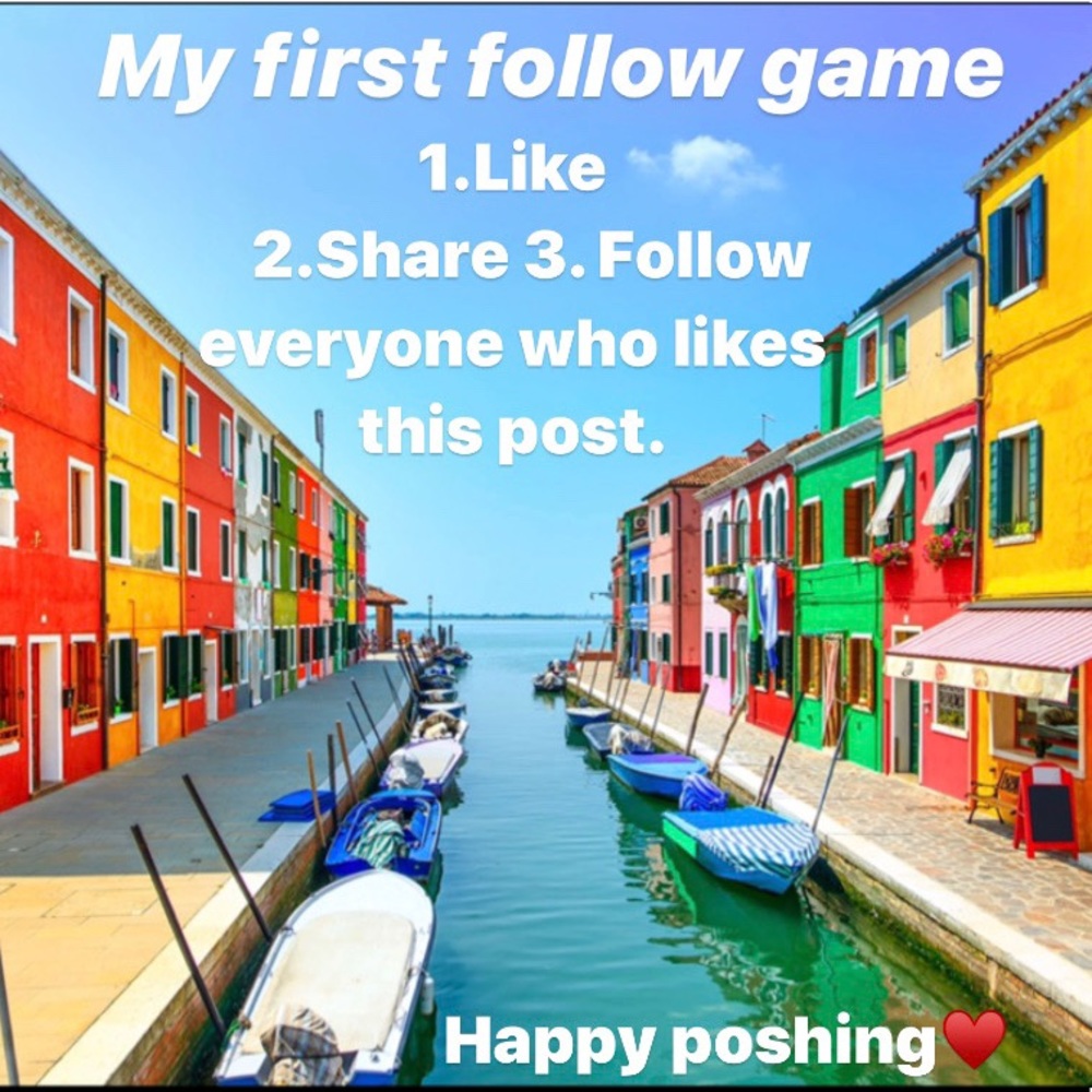 My first follow game 🌸